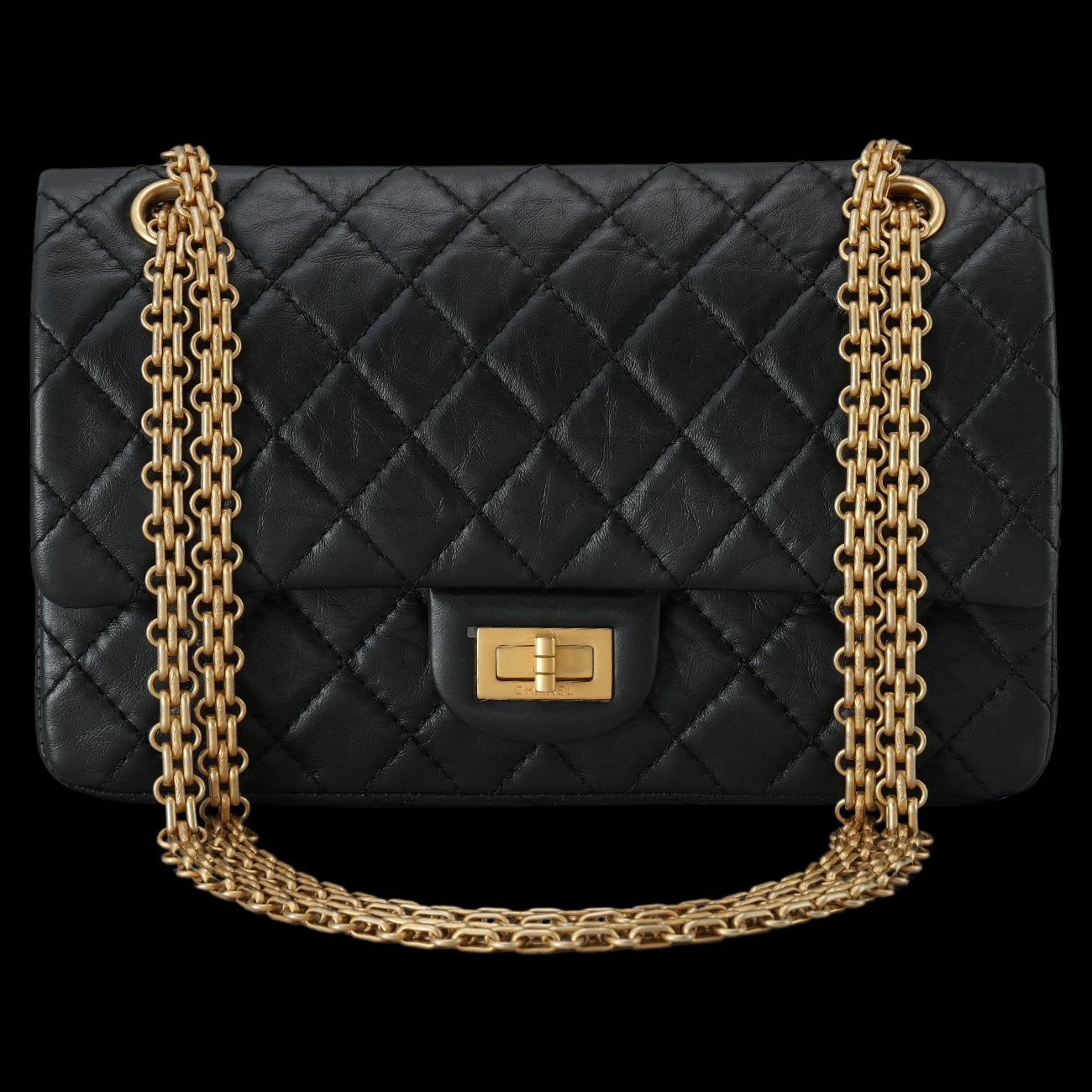 CHANEL(USED)샤넬 A37586 2.55 빈티지 미듐 플랩백