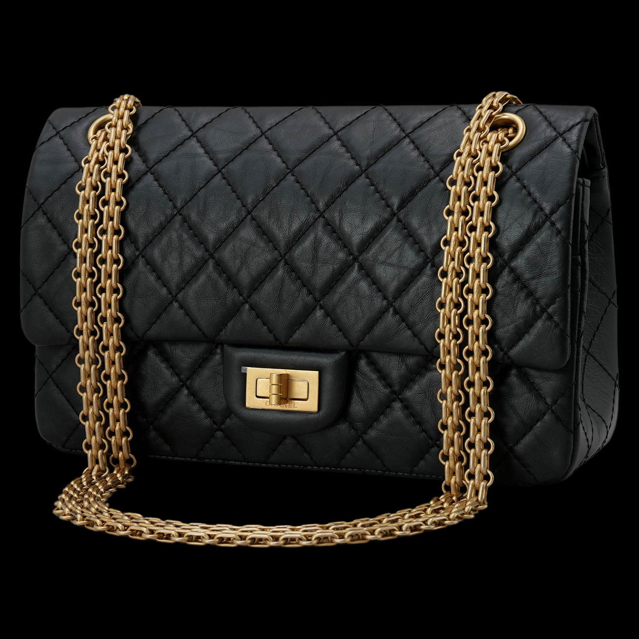 CHANEL(USED)샤넬 A37586 2.55 빈티지 미듐 플랩백
