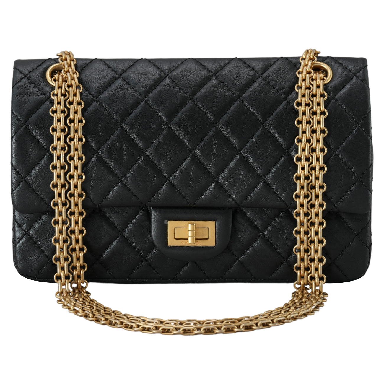 CHANEL(USED)샤넬 A37586 2.55 빈티지 미듐 플랩백