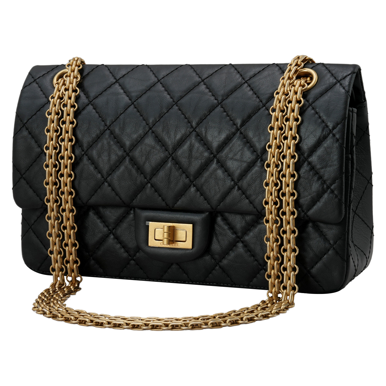CHANEL(USED)샤넬 A37586 2.55 빈티지 미듐 플랩백