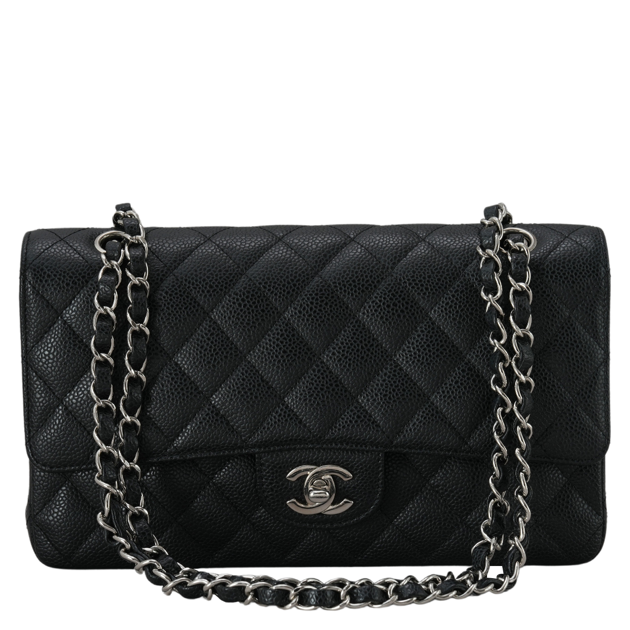 CHANEL(USED)샤넬 캐비어 클래식 미듐 플랩백