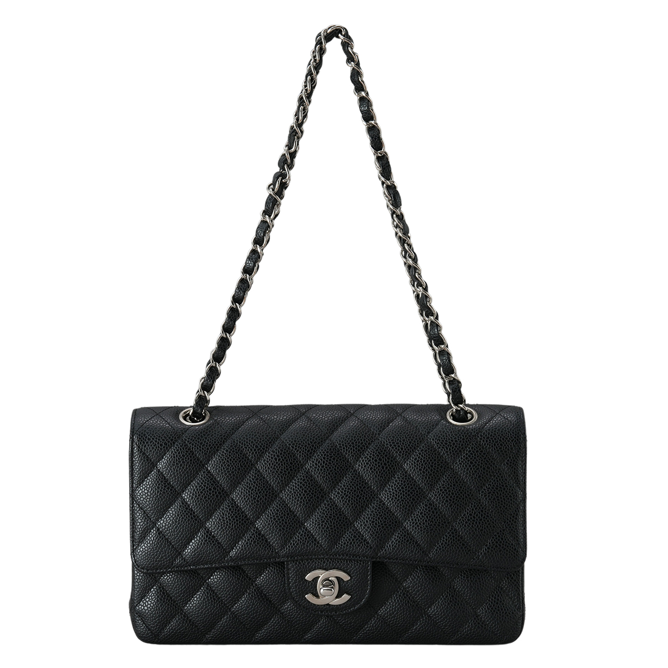 CHANEL(USED)샤넬 캐비어 클래식 미듐 플랩백