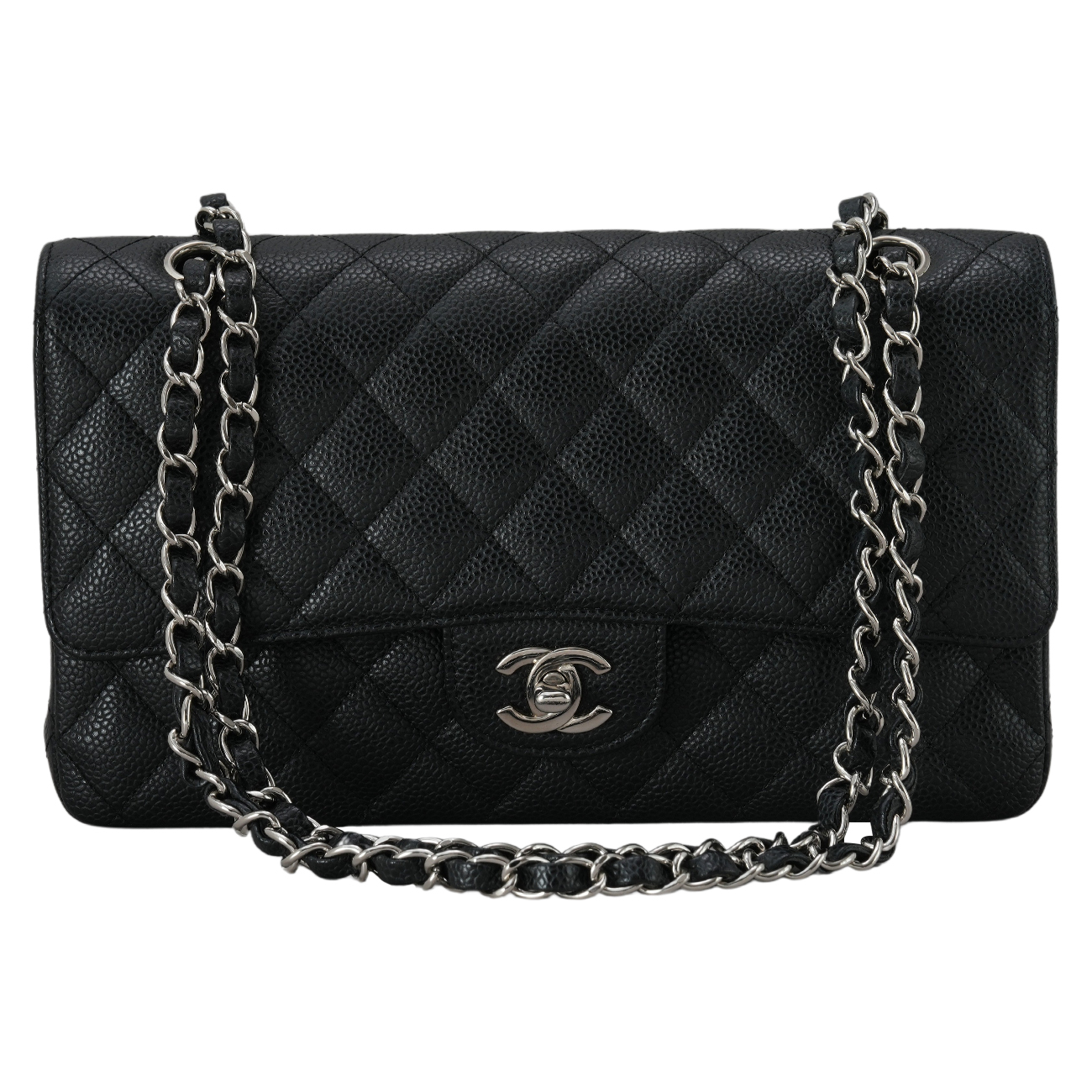 CHANEL(USED)샤넬 캐비어 클래식 미듐 플랩백