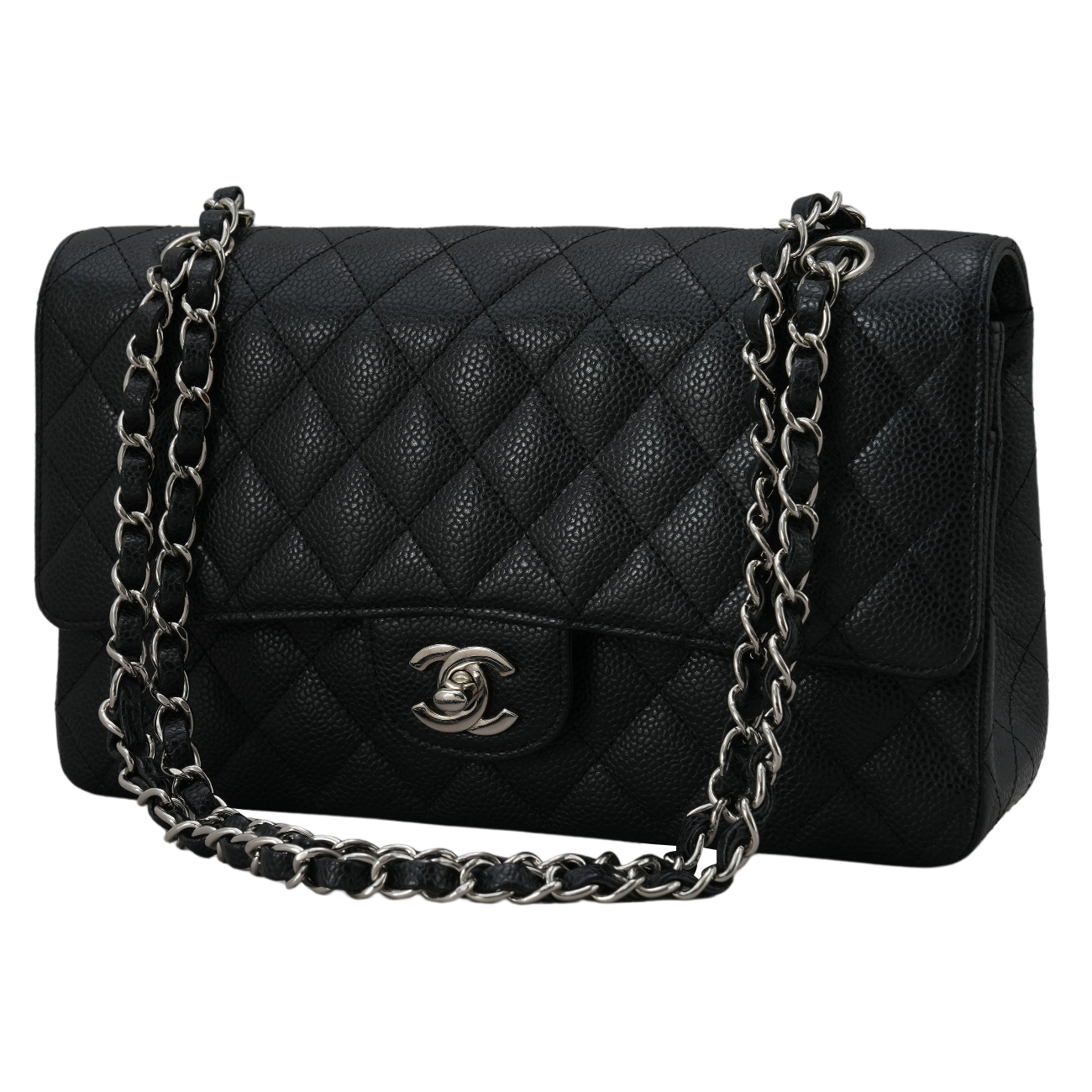 CHANEL(USED)샤넬 캐비어 클래식 미듐 플랩백