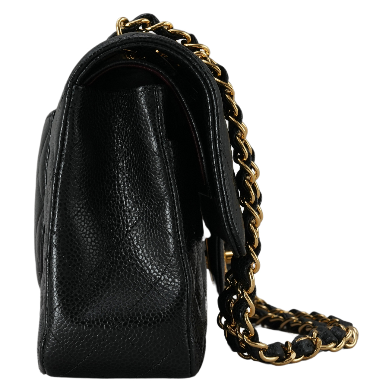 CHANEL(USED)샤넬 A01112 캐비어 클래식 미듐 플랩백