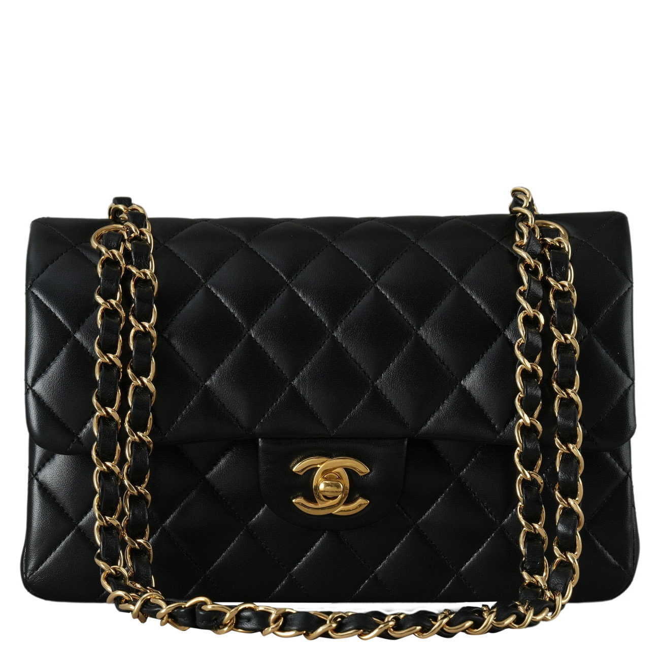 CHANEL(USED)샤넬 A01113 램스킨 클래식 스몰 플랩백