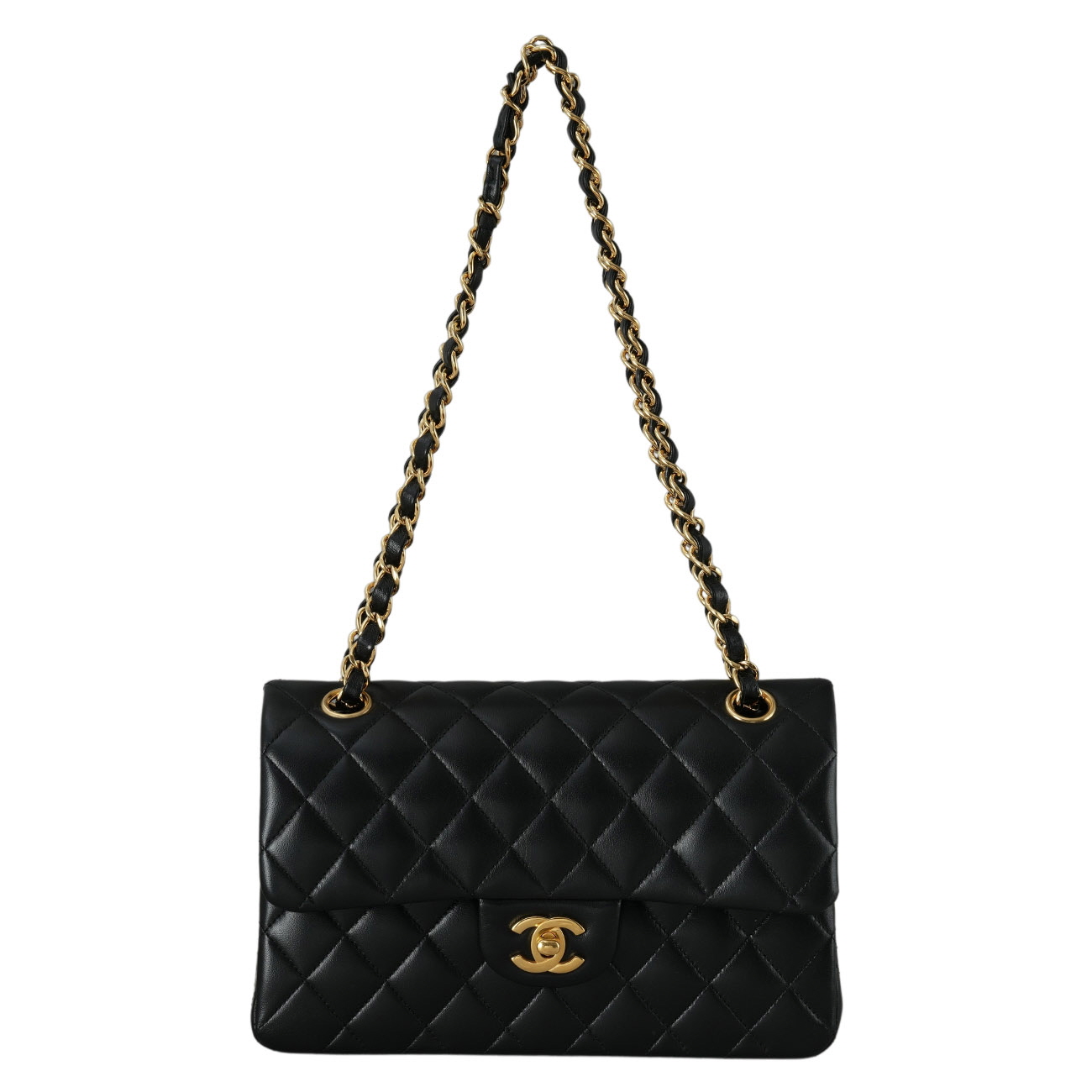 CHANEL(USED)샤넬 A01113 램스킨 클래식 스몰 플랩백