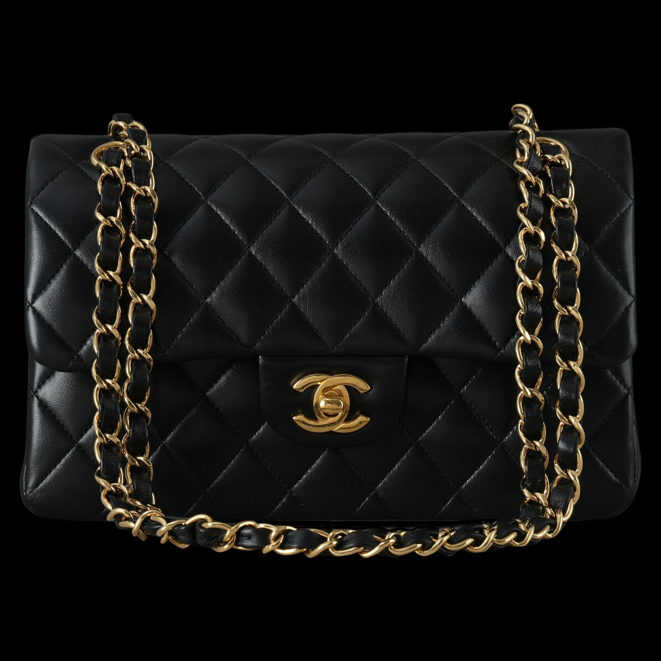 CHANEL(USED)샤넬 A01113 램스킨 클래식 스몰 플랩백