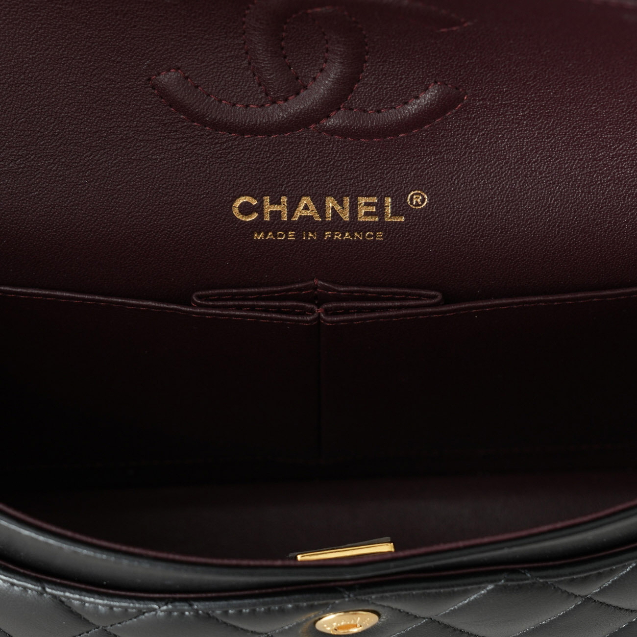 CHANEL(USED)샤넬 A01113 램스킨 클래식 스몰 플랩백