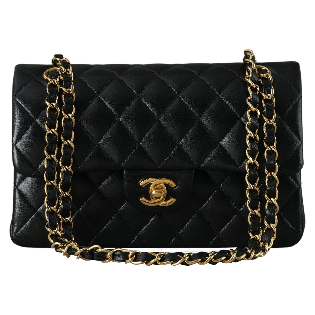 CHANEL(USED)샤넬 A01113 램스킨 클래식 스몰 플랩백