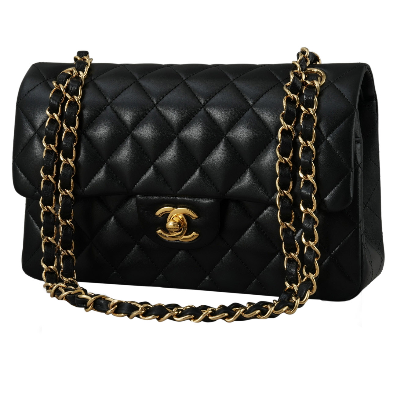 CHANEL(USED)샤넬 A01113 램스킨 클래식 스몰 플랩백