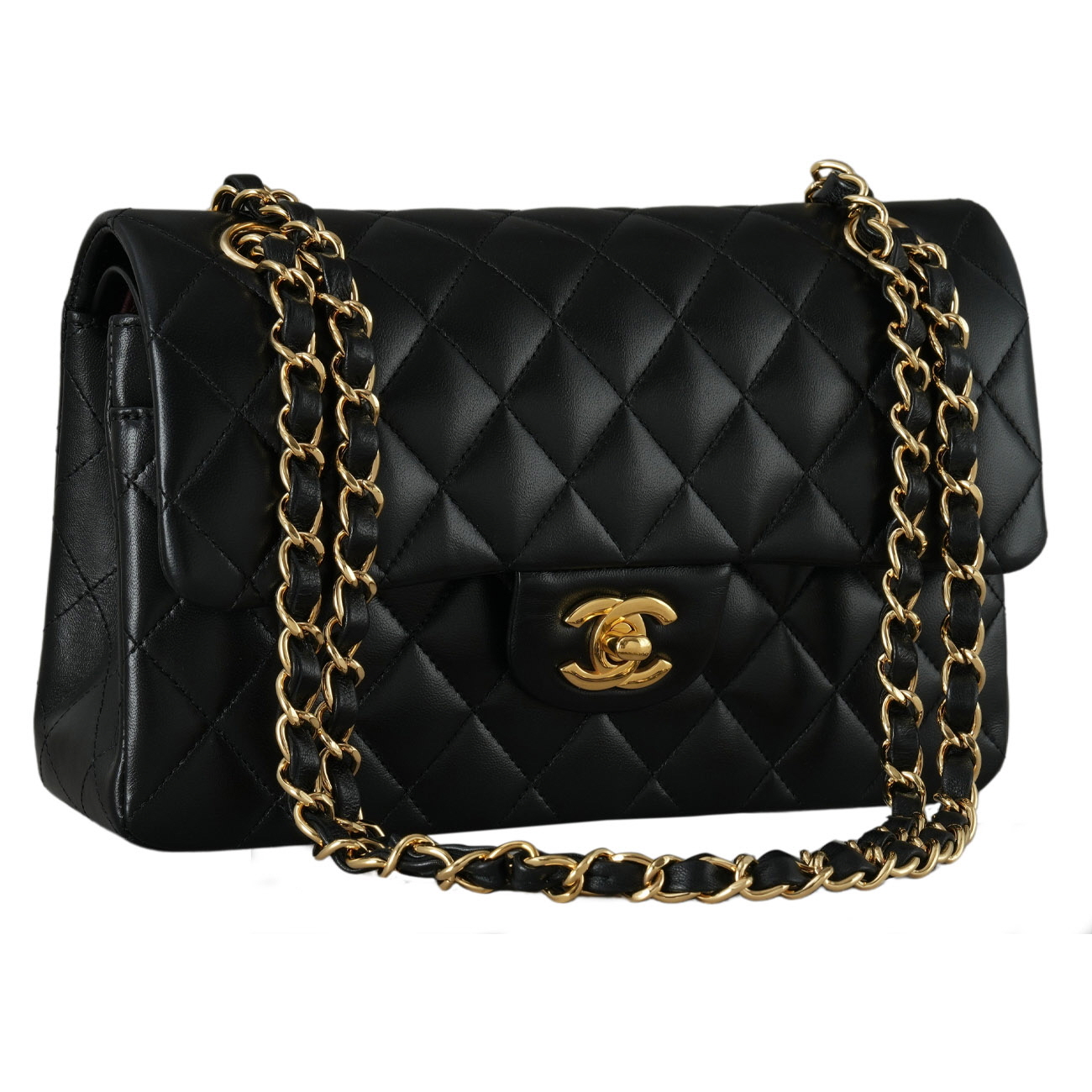 CHANEL(USED)샤넬 A01113 램스킨 클래식 스몰 플랩백