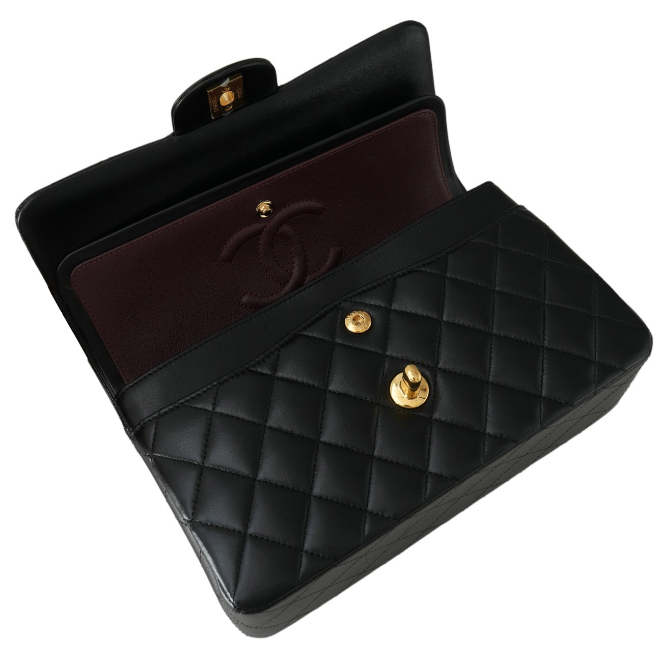 CHANEL(USED)샤넬 A01113 램스킨 클래식 스몰 플랩백