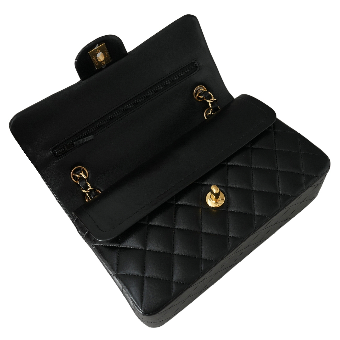 CHANEL(USED)샤넬 A01113 램스킨 클래식 스몰 플랩백