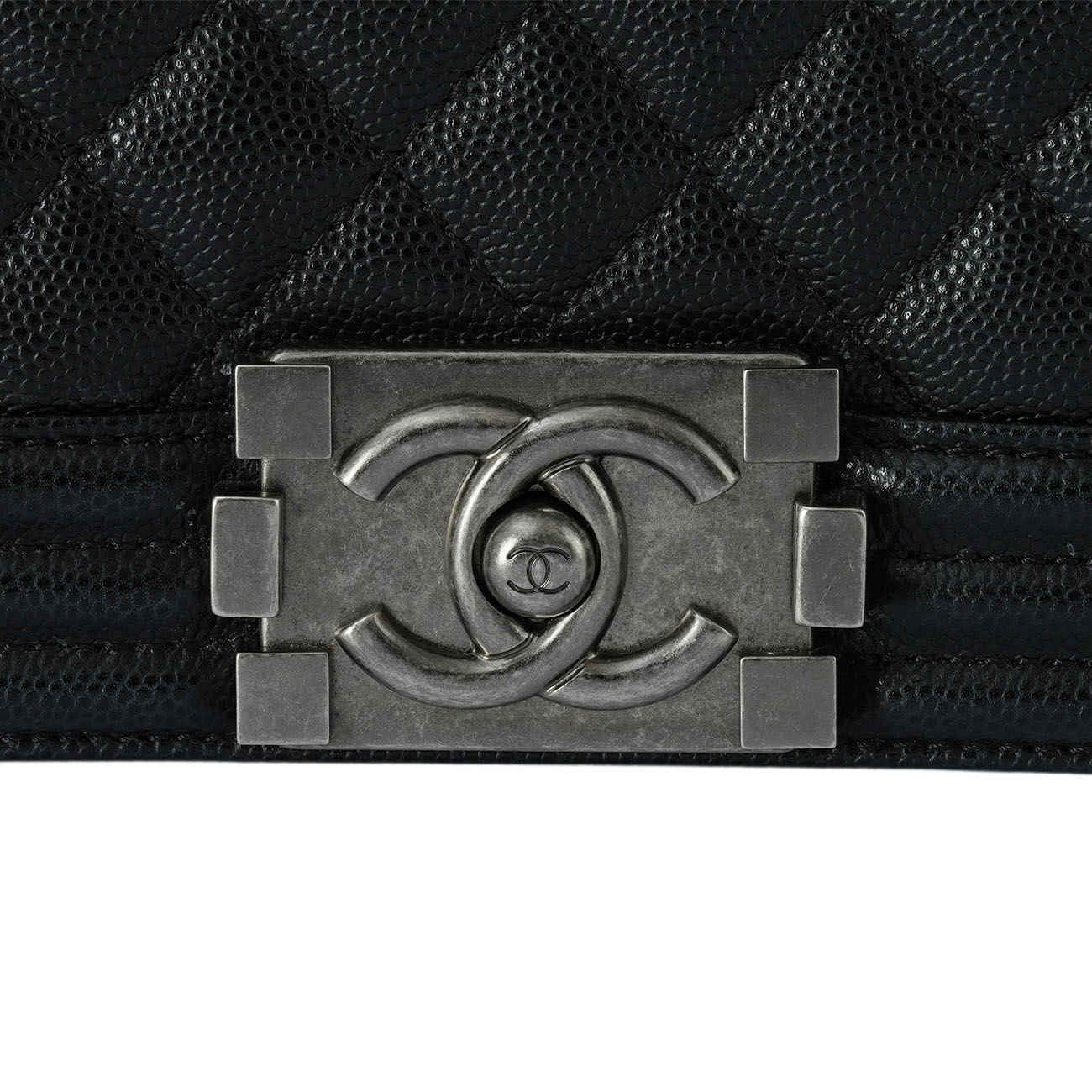 CHANEL(USED)샤넬 캐비어 보이샤넬 미듐 플랩백