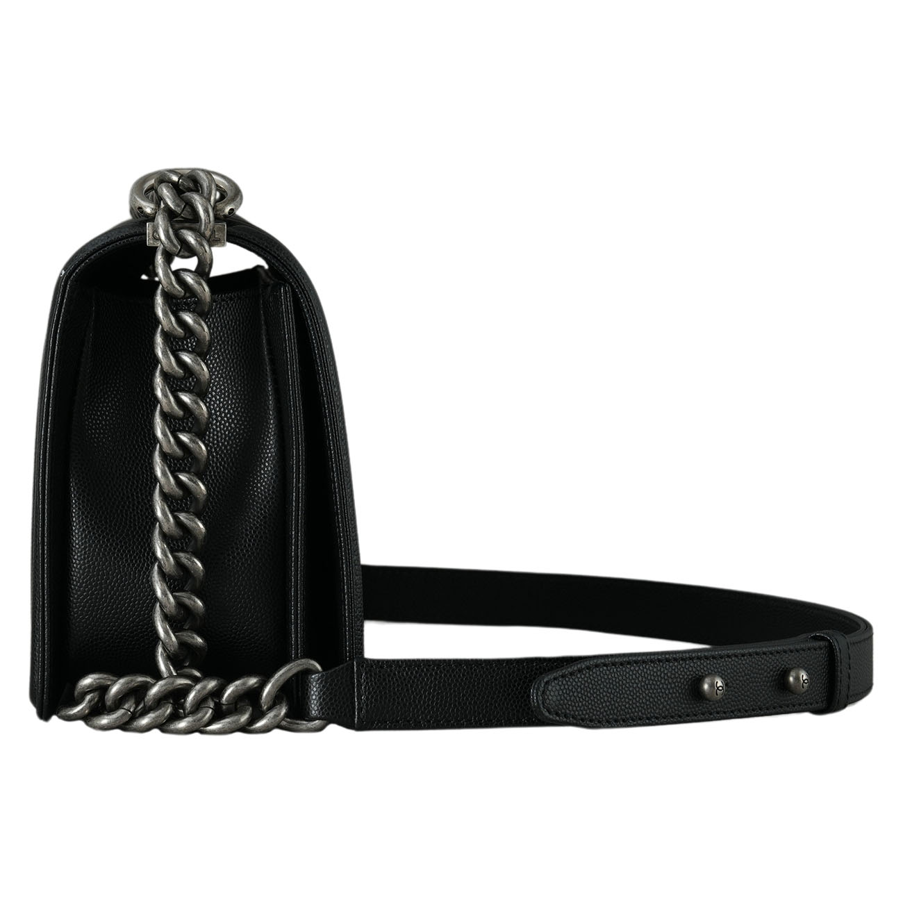CHANEL(USED)샤넬 캐비어 보이샤넬 미듐 플랩백
