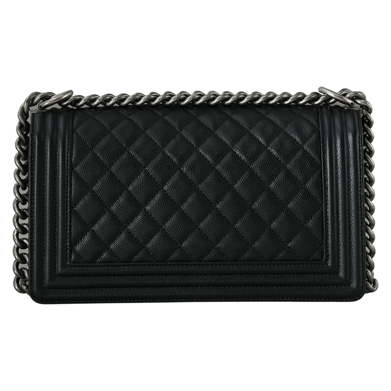 CHANEL(USED)샤넬 캐비어 보이샤넬 미듐 플랩백