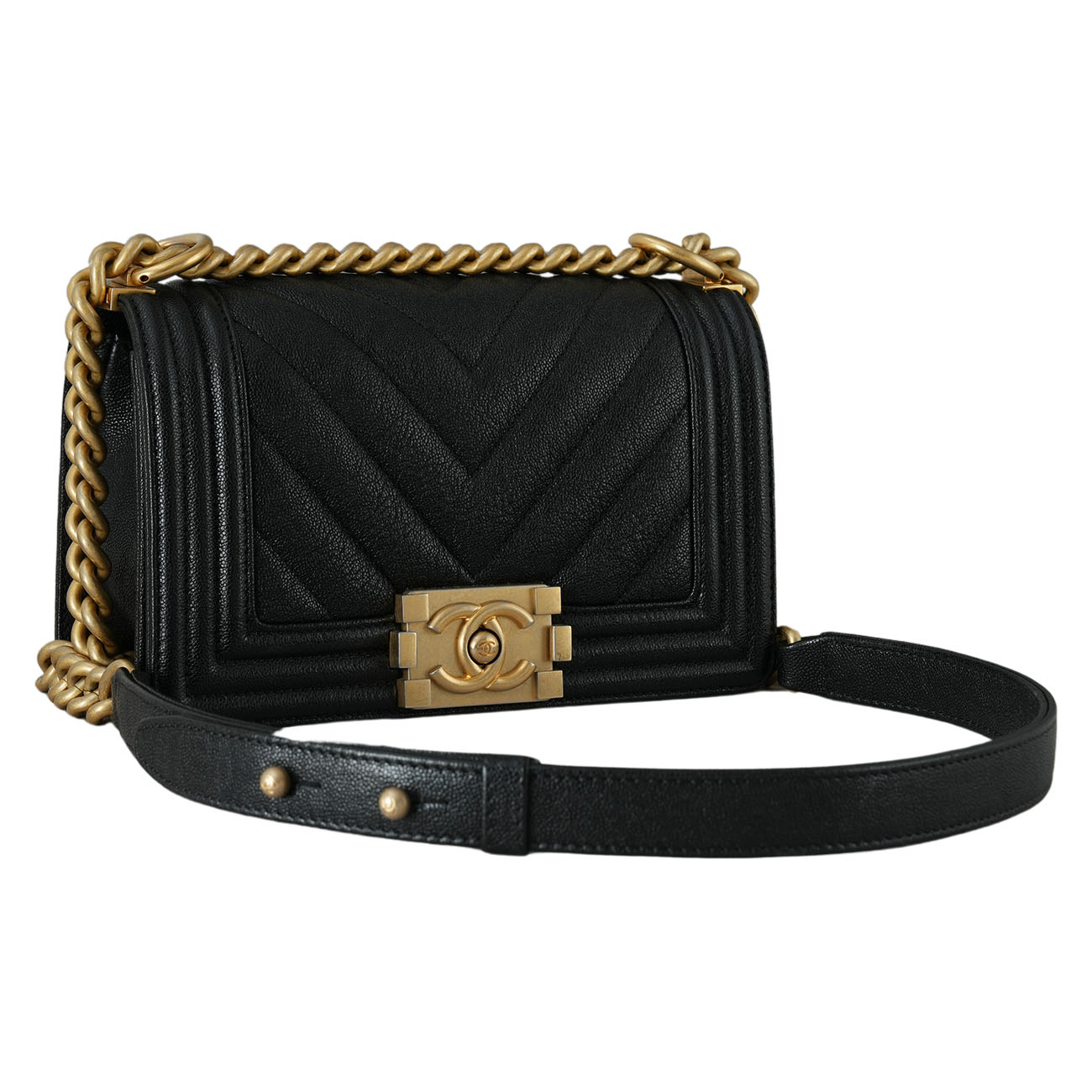 CHANEL(USED)샤넬 보이샤넬 쉐브론 스몰