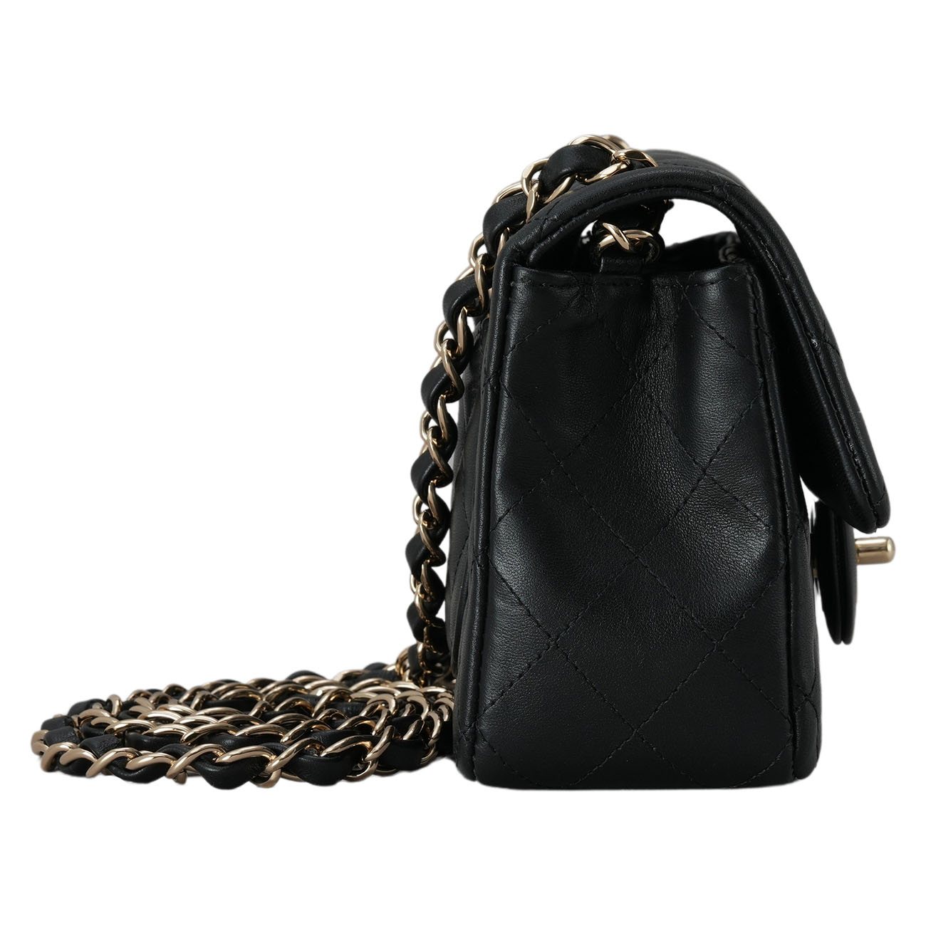 CHANEL(USED)샤넬 A69900 램스킨 클래식 뉴미니 크로스백