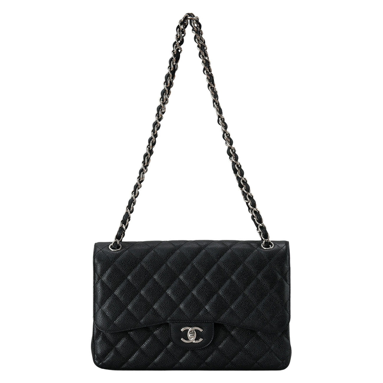 CHANEL(USED)샤넬 캐비어 클래식 점보 플랩백