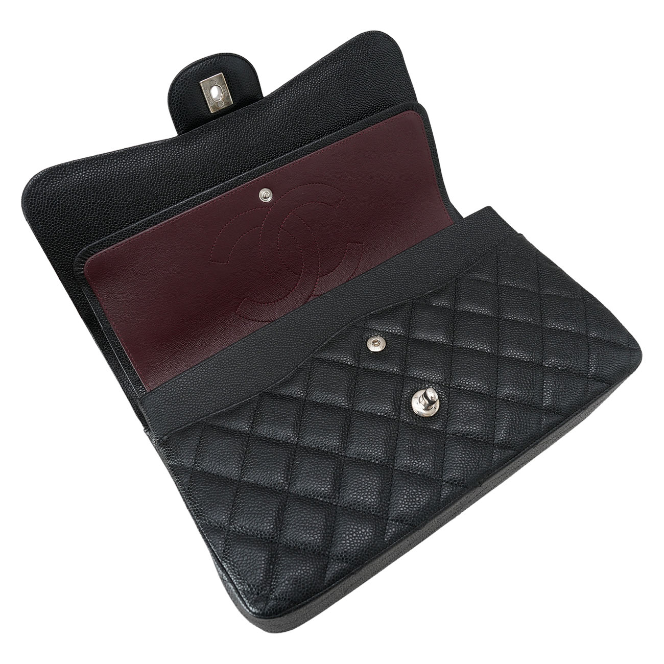 CHANEL(USED)샤넬 캐비어 클래식 점보 플랩백