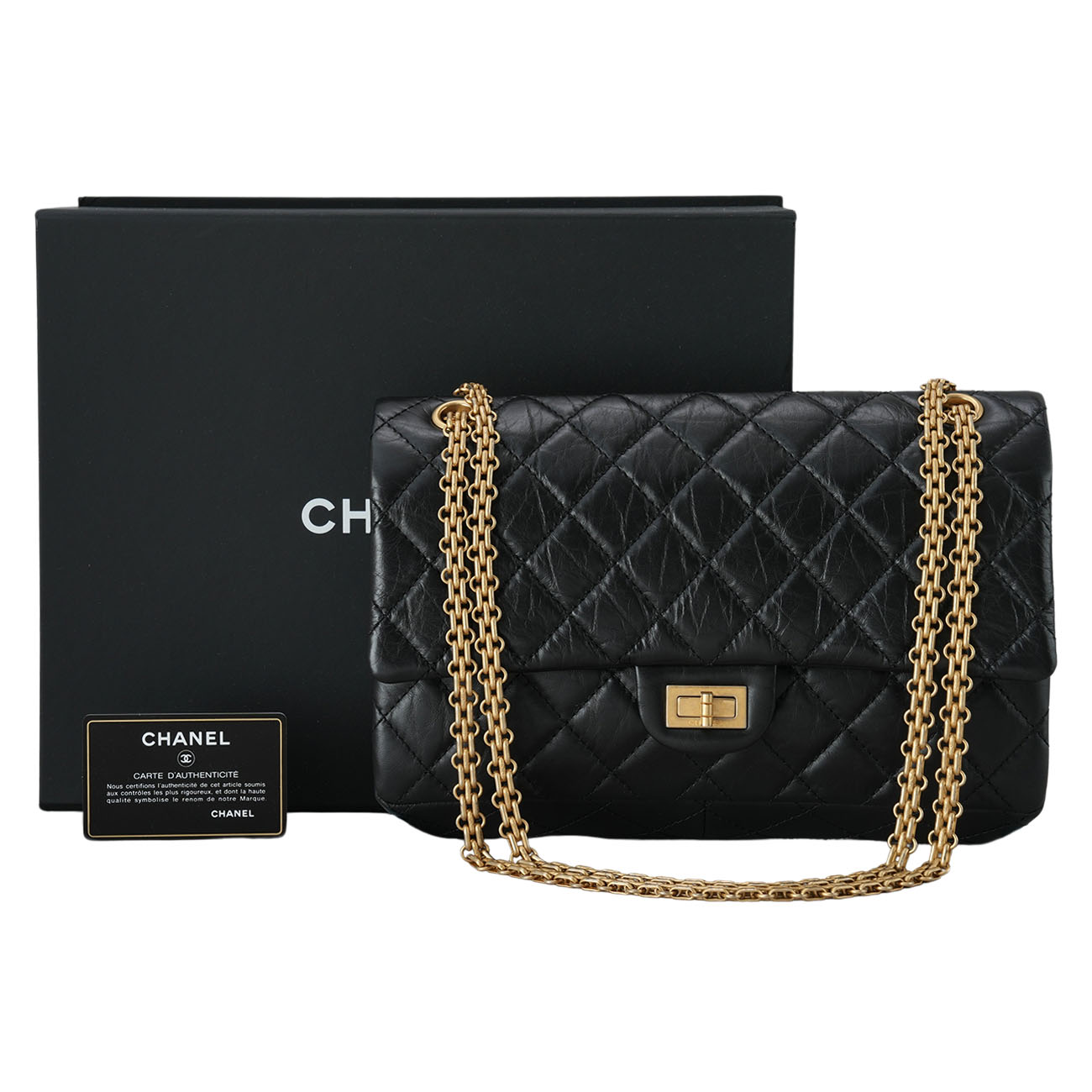 CHANEL(USED)샤넬 A37587 2.55 빈티지 라지28 플랩백