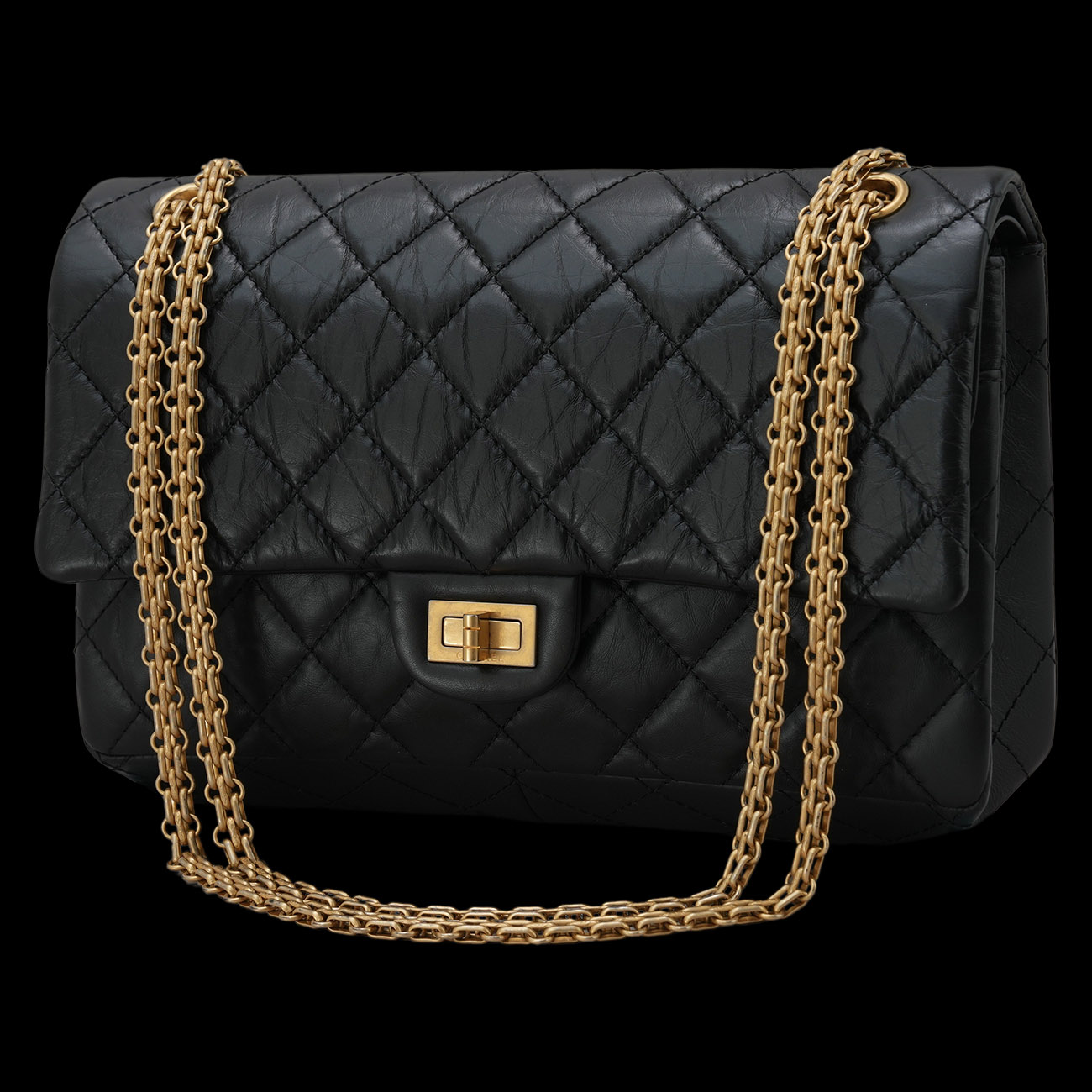 CHANEL(USED)샤넬 A37587 2.55 빈티지 라지28 플랩백