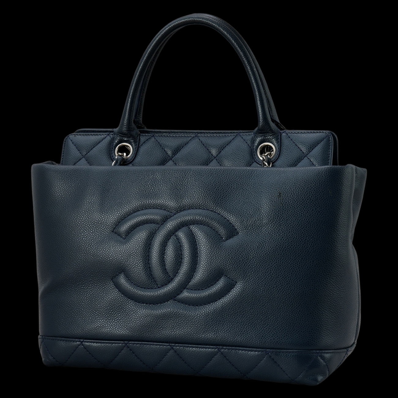 CHANEL(USED)샤넬 시즌 캐비어 토트백