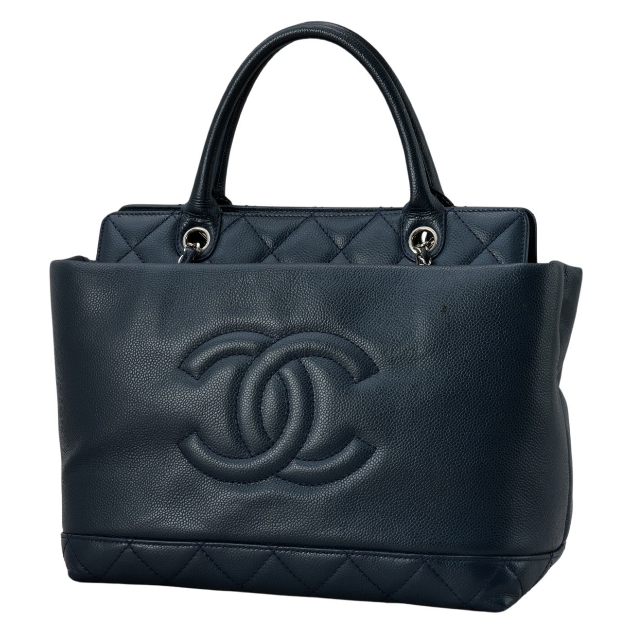 CHANEL(USED)샤넬 시즌 캐비어 토트백