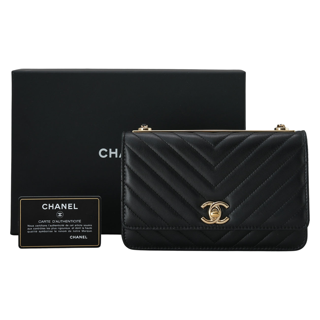 CHANEL(USED)샤넬 트렌디CC 쉐브론 WOC
