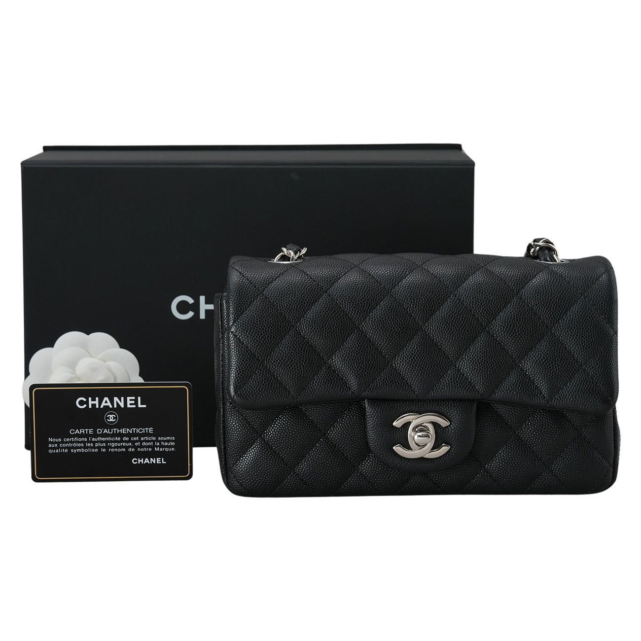 CHANEL(USED)샤넬 캐비어 클래식 뉴미니 크로스백