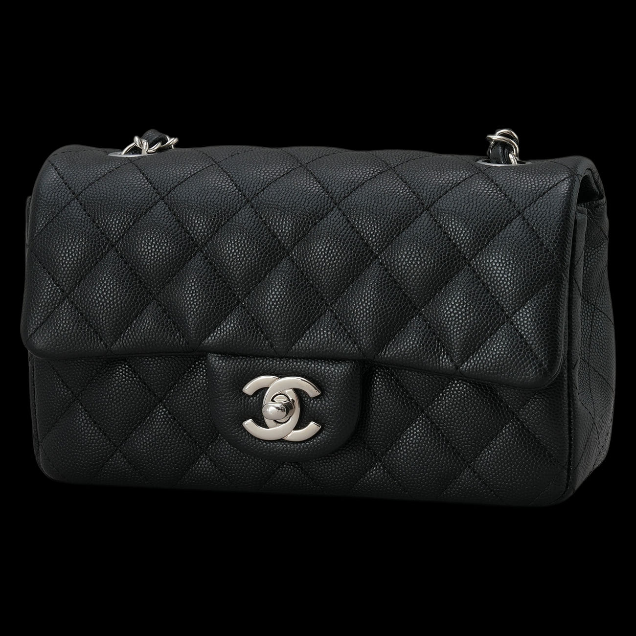 CHANEL(USED)샤넬 캐비어 클래식 뉴미니 크로스백