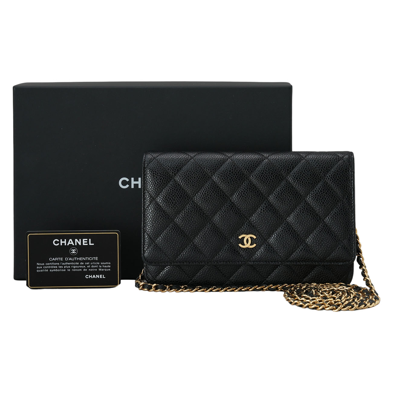 CHANEL(USED)샤넬 AP0250 캐비어 클래식 WOC