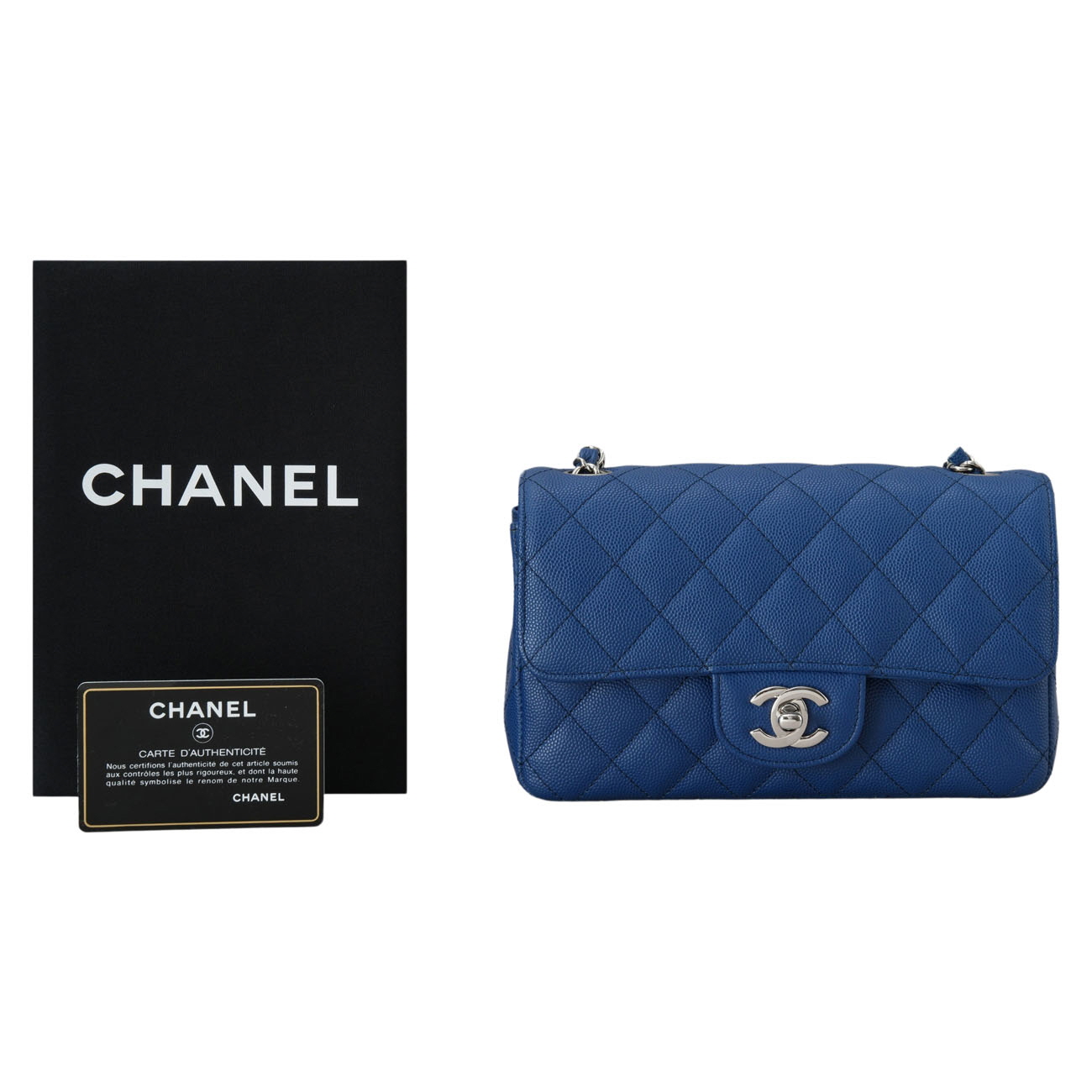 CHANEL(USED)샤넬 캐비어 클래식 뉴미니 크로스백