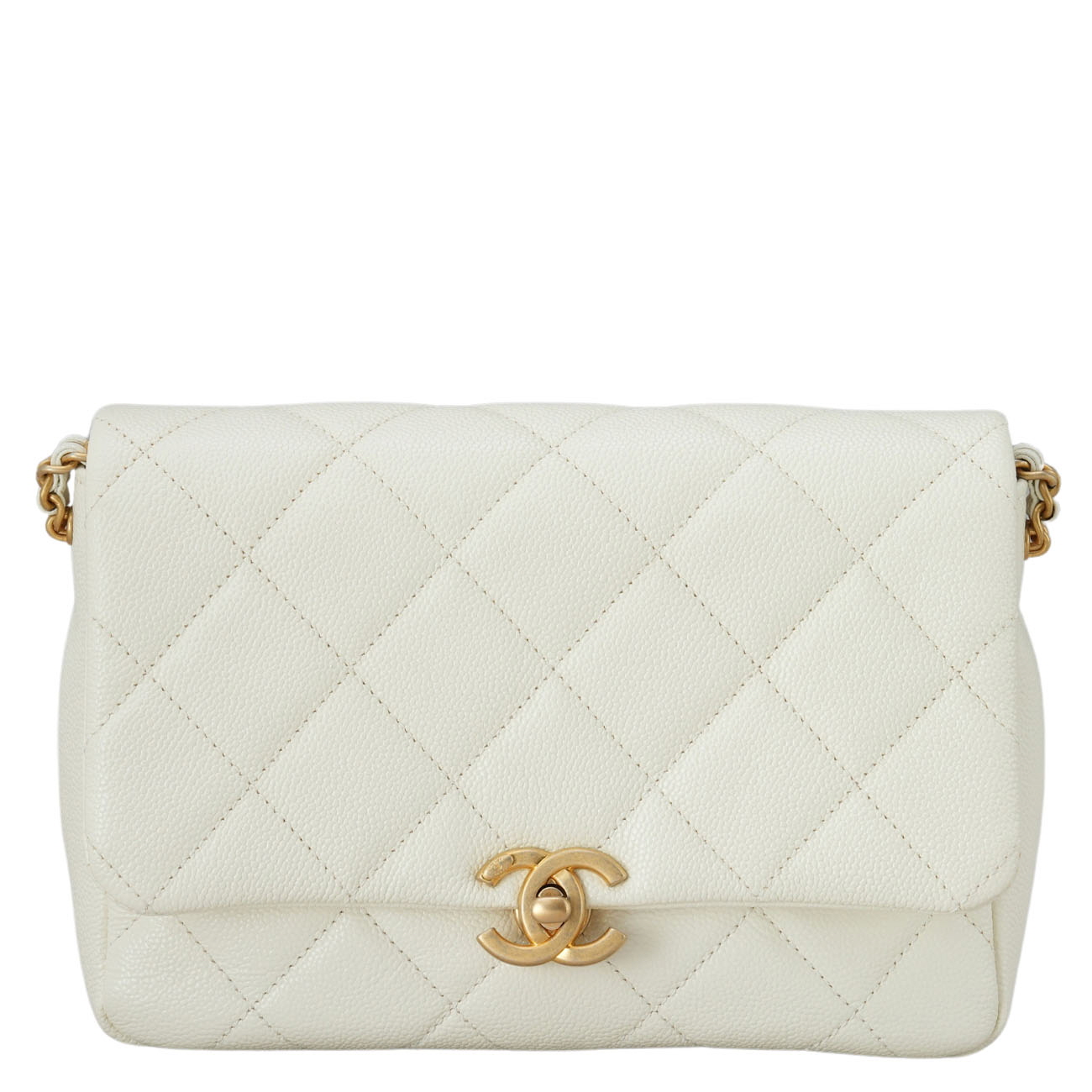 CHANEL(USED)샤넬 시즌 캐비어 체인 플랩백