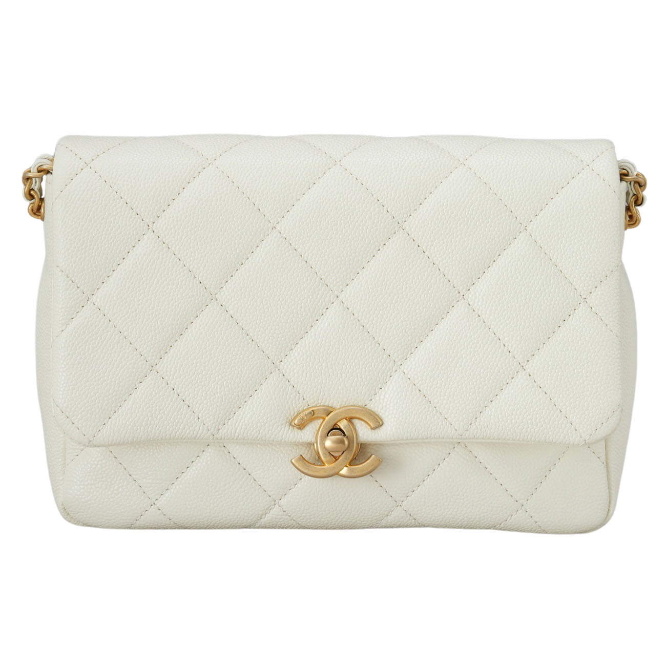 CHANEL(USED)샤넬 시즌 캐비어 체인 플랩백