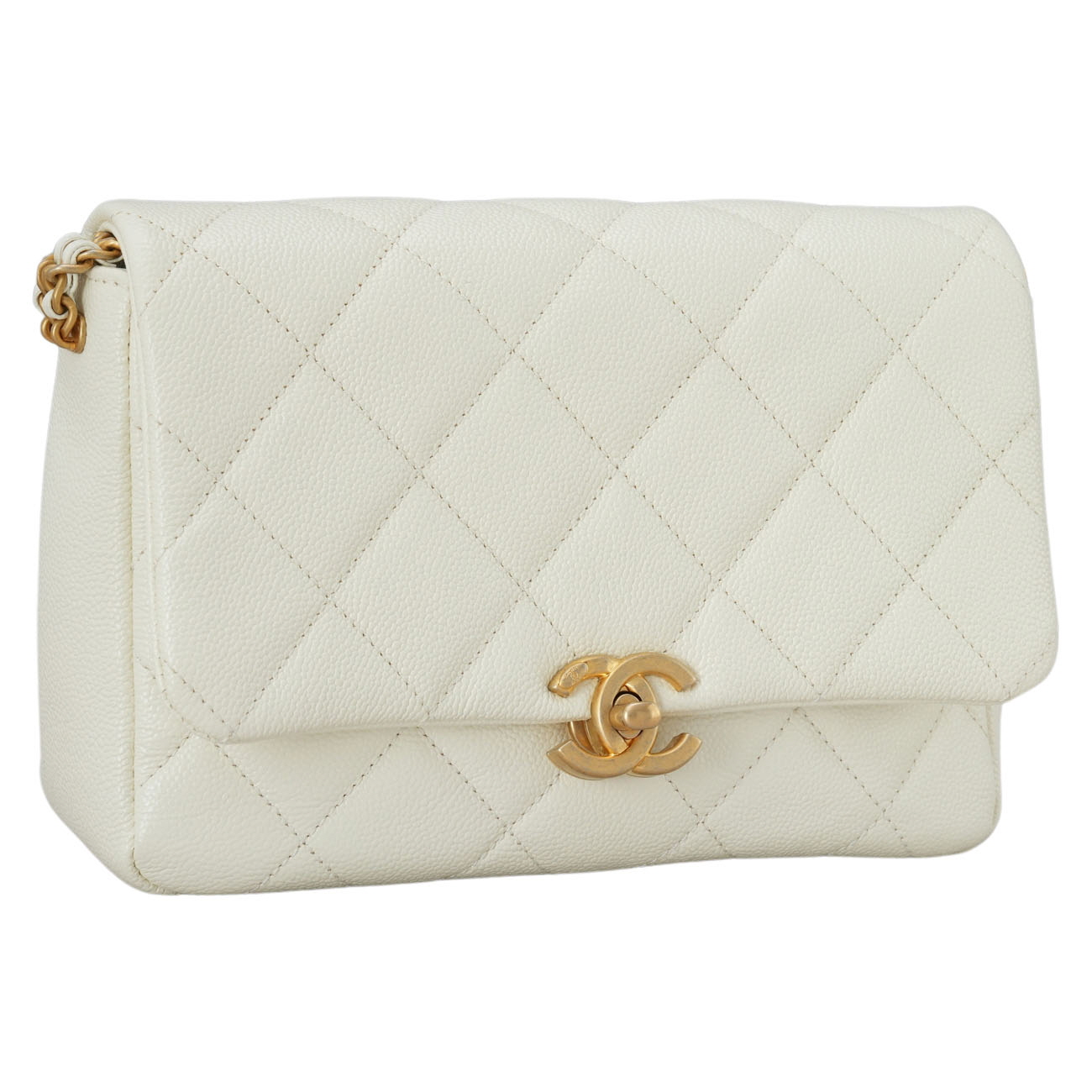 CHANEL(USED)샤넬 시즌 캐비어 체인 플랩백