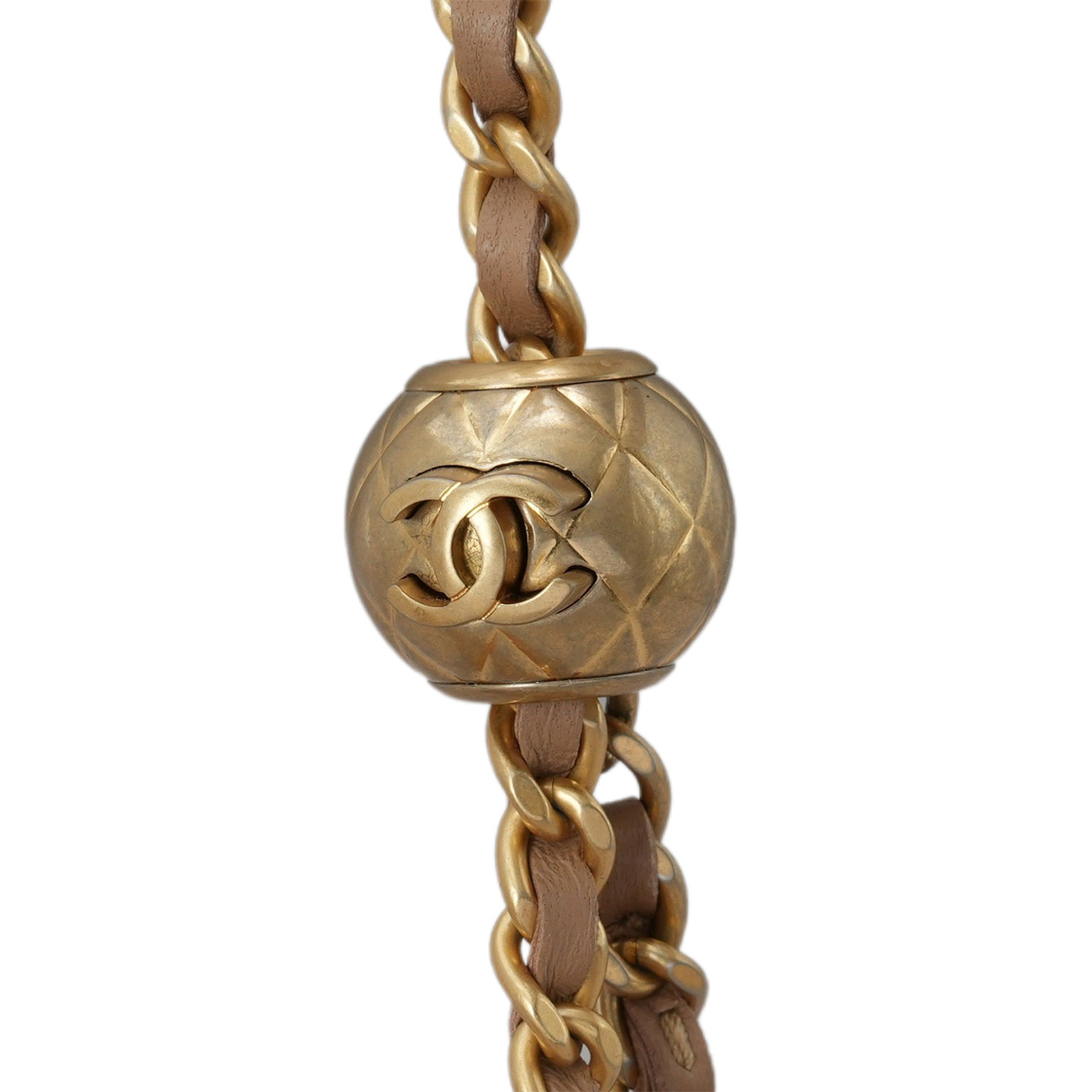 CHANEL(USED)샤넬 AP1450 램스킨 골든볼 WOC