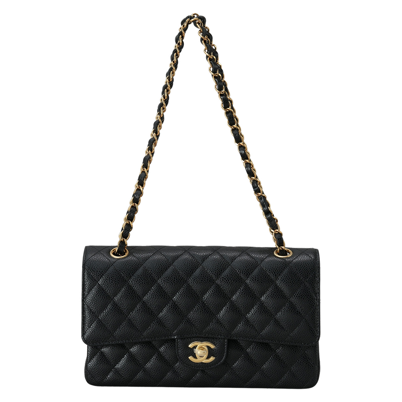CHANEL(USED)샤넬 캐비어 클래식 미듐 플랩백