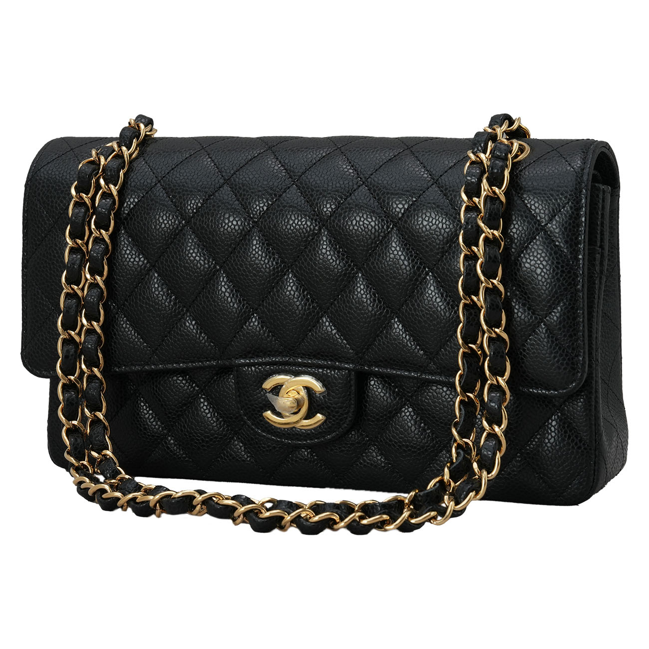 CHANEL(USED)샤넬 캐비어 클래식 미듐 플랩백