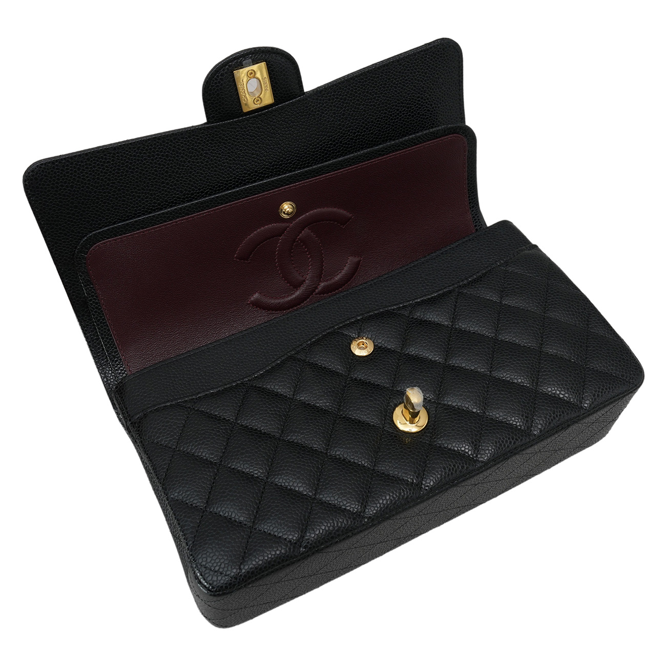 CHANEL(USED)샤넬 캐비어 클래식 미듐 플랩백