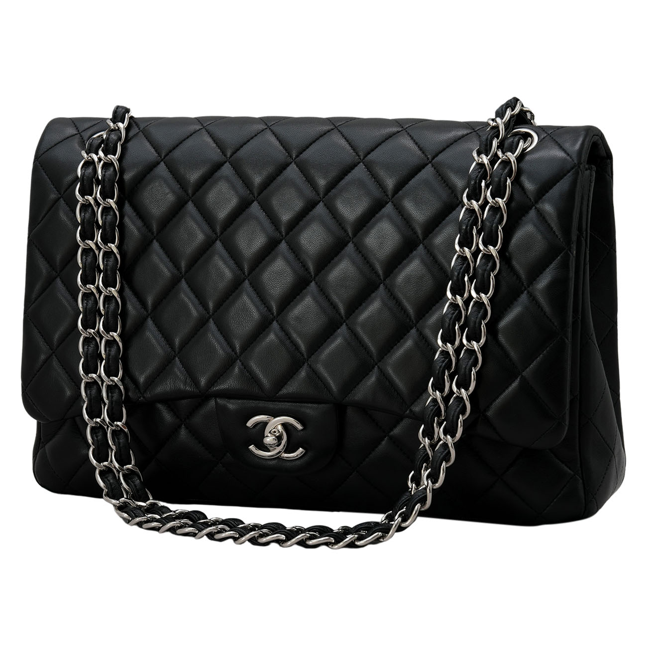 CHANEL(USED)샤넬 램스킨 클래식 맥시 플랩백