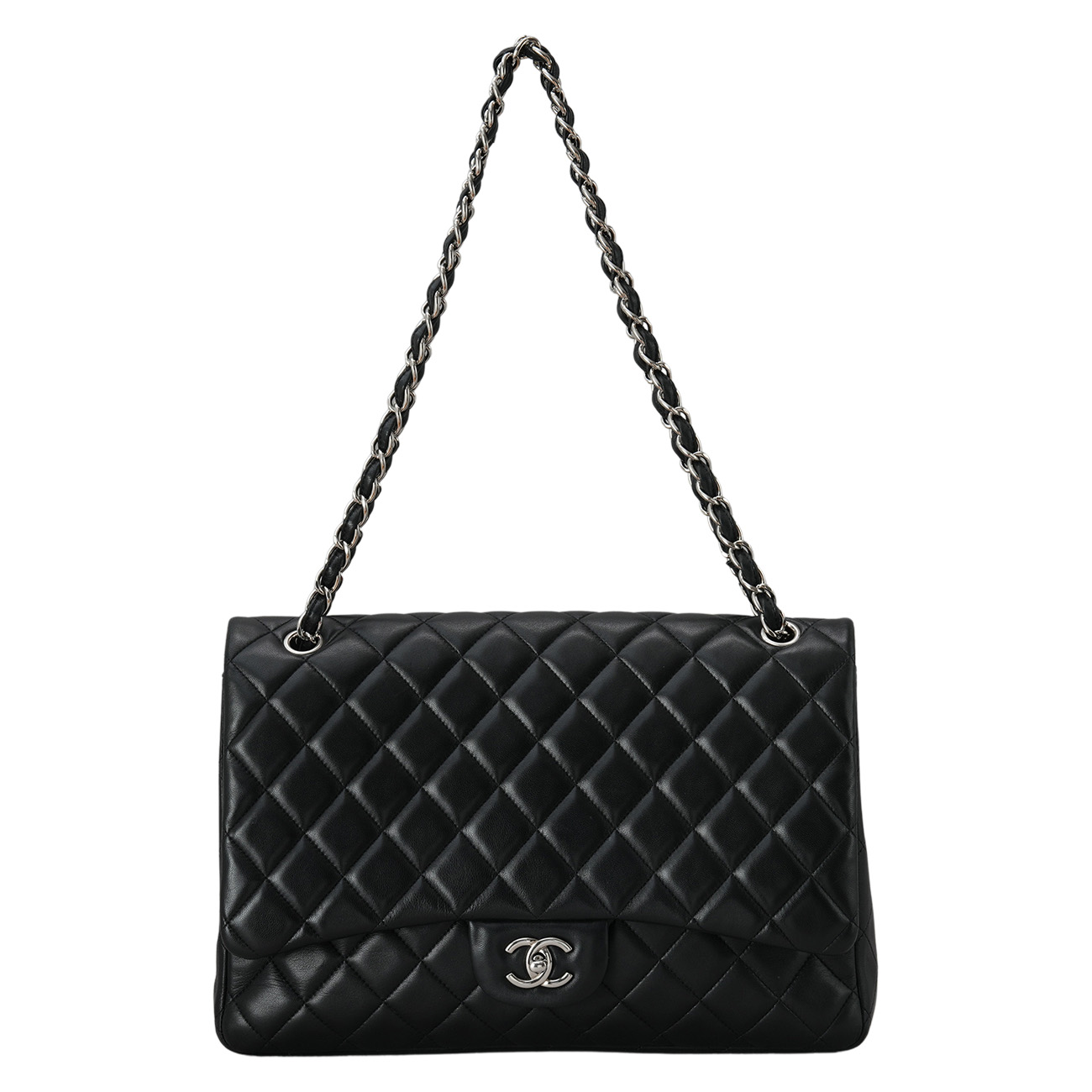 CHANEL(USED)샤넬 램스킨 클래식 맥시 플랩백