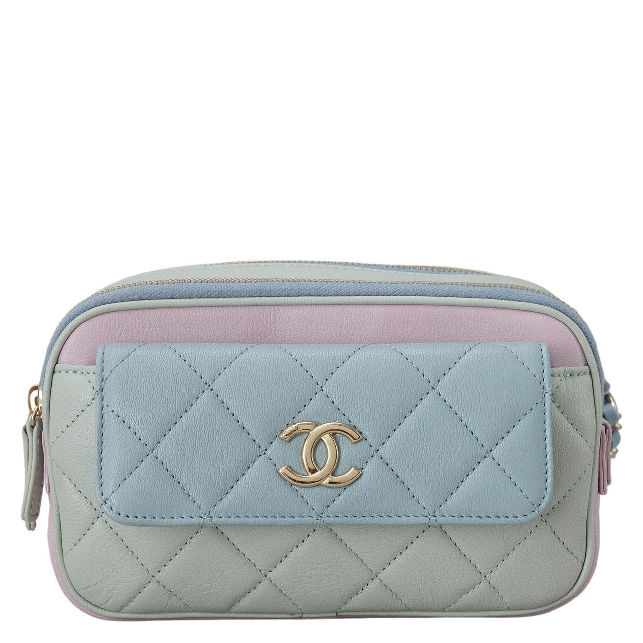CHANEL(USED)샤넬 멀티컬러 벨트백