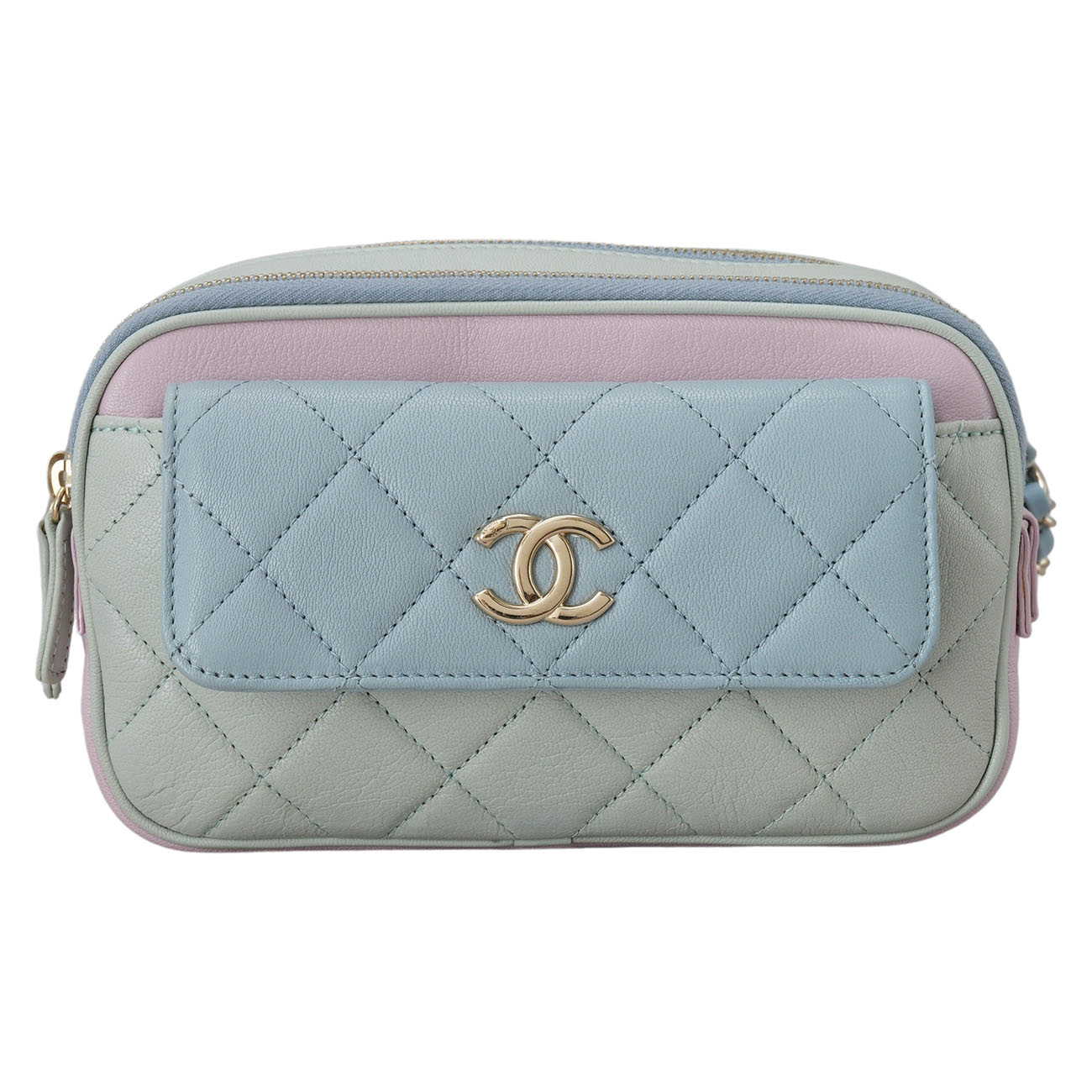 CHANEL(USED)샤넬 멀티컬러 벨트백