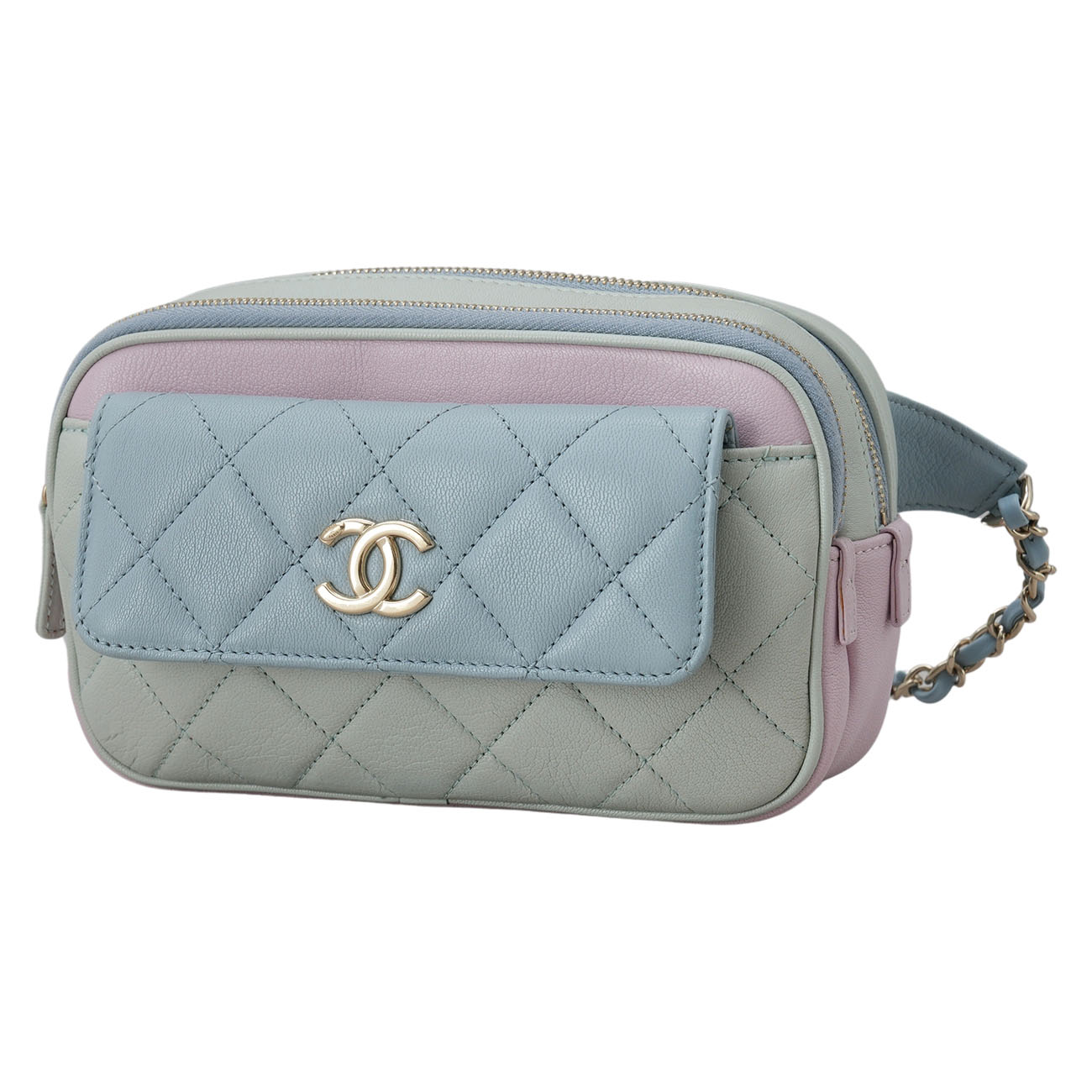 CHANEL(USED)샤넬 멀티컬러 벨트백