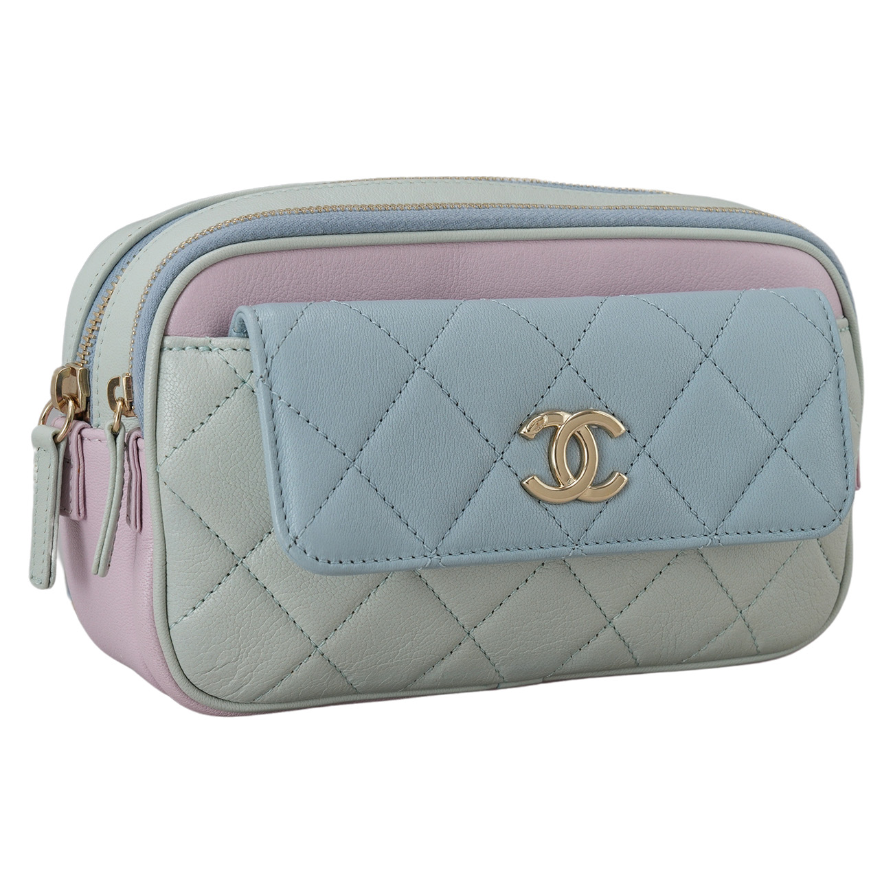 CHANEL(USED)샤넬 멀티컬러 벨트백