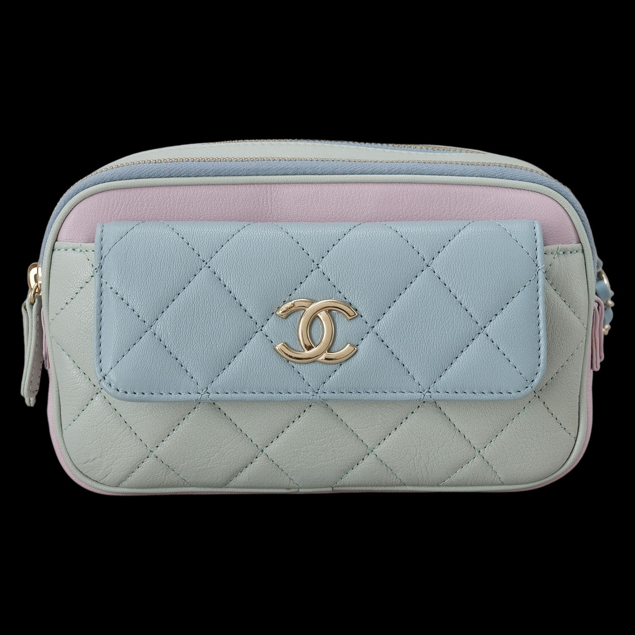 CHANEL(USED)샤넬 멀티컬러 벨트백