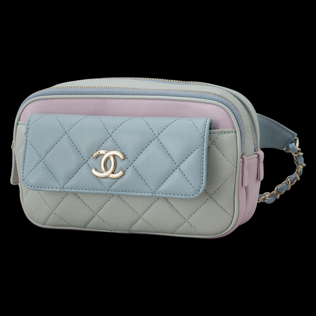 CHANEL(USED)샤넬 멀티컬러 벨트백