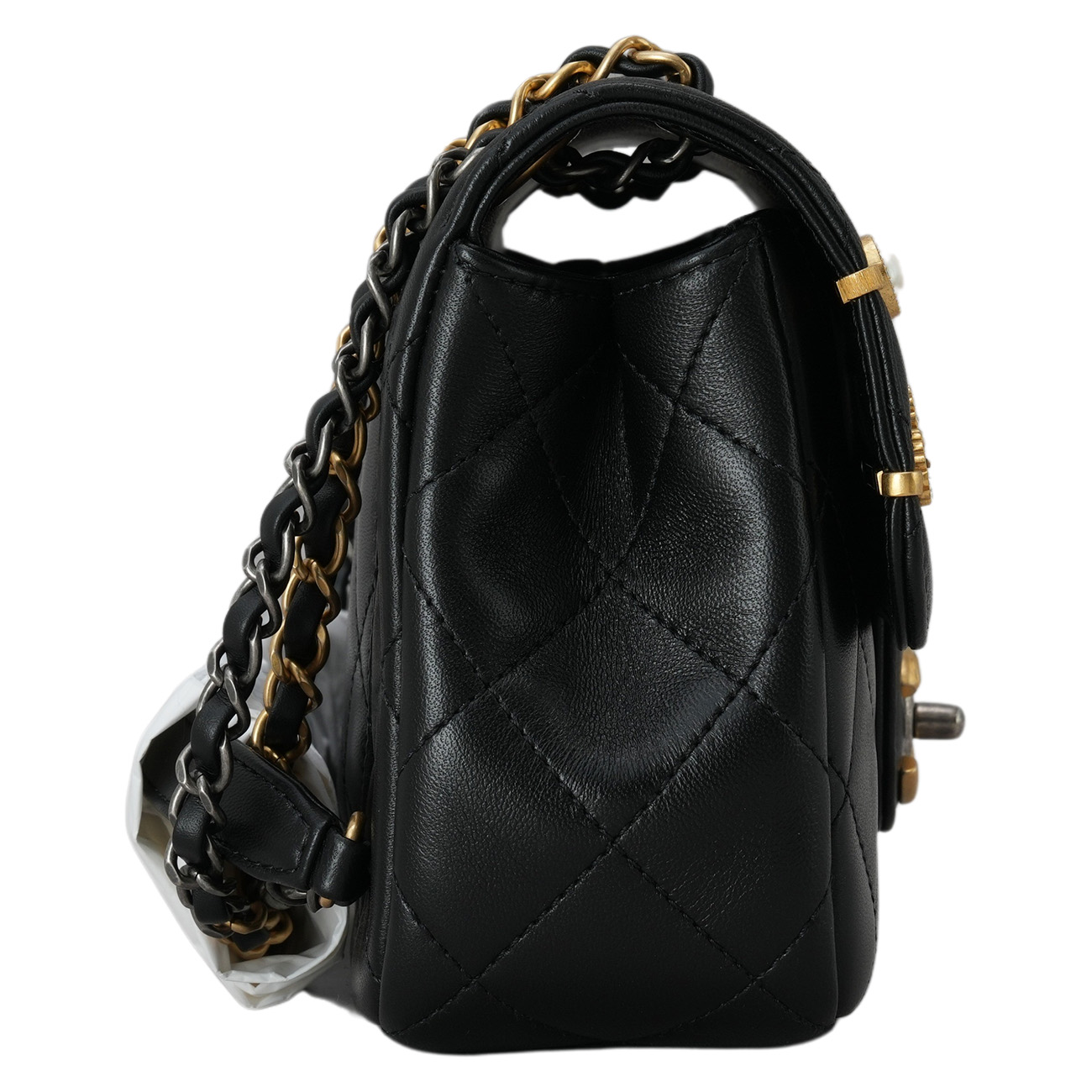 CHANEL(USED)샤넬 코코 파리스 럭키 참 체인 플랩백